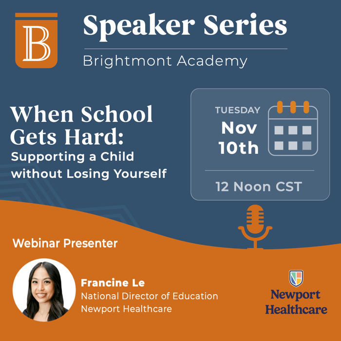 When School Gets Hard Webinar on Nov 10th